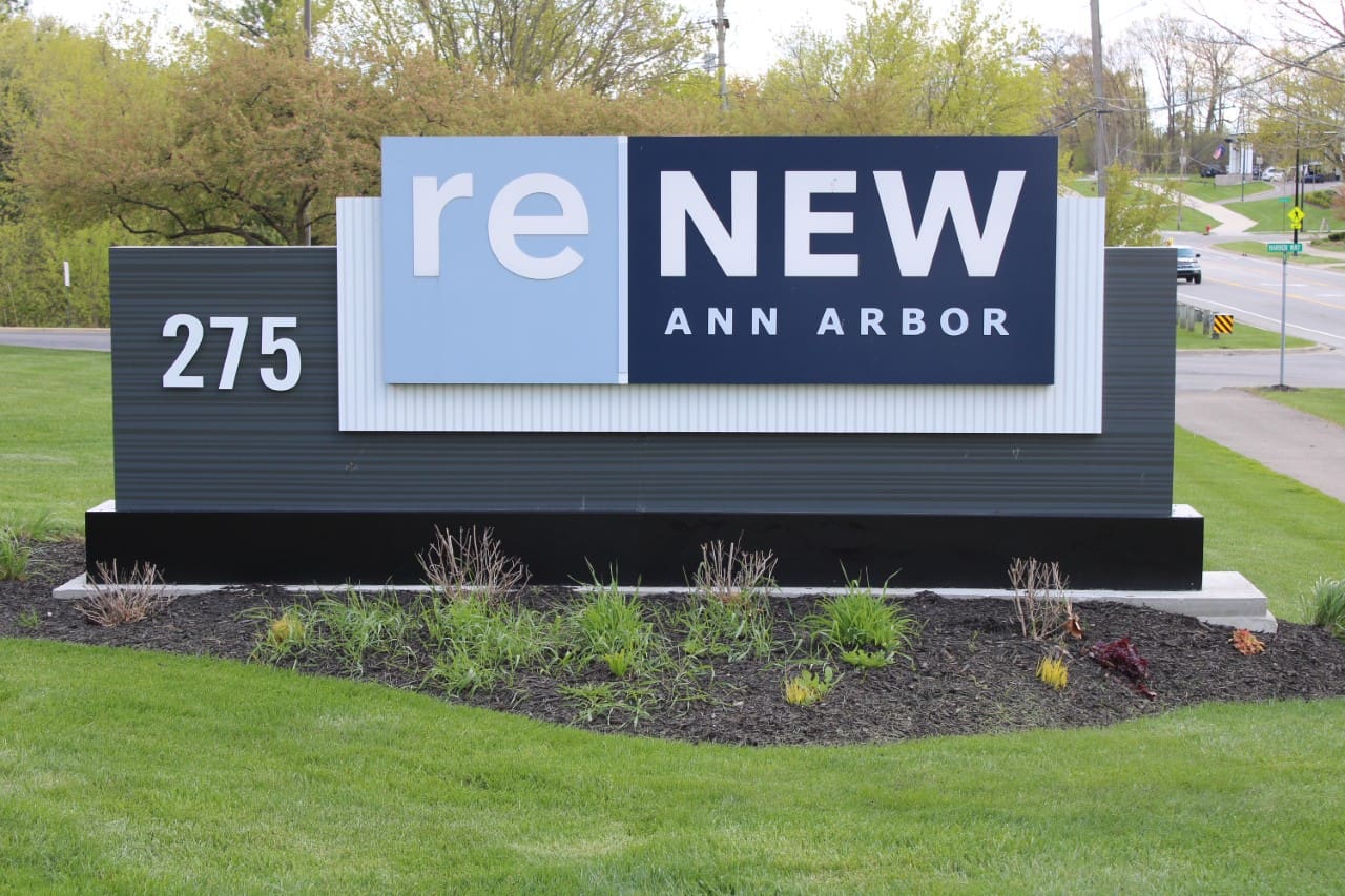 AA Monument Sign Renew ann arbor